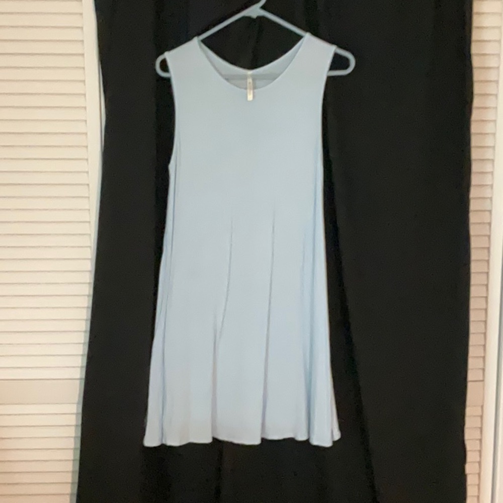 Light Blue Sleeveless Dress